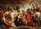 The Meeting of David and Abigail 1625 Art Print