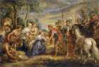 The Meeting of David and Abigail 1630 Art Print