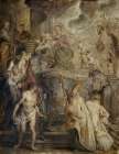 The Mystic Marriage of St Catherine Art Print