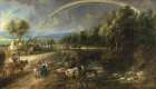 The Rainbow Landscape 1636 Art Print
