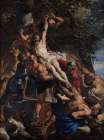 The Raising of the Cross 1610 Art Print