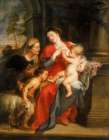 The Virgin and Child with Sts. Elizabeth and John the Baptist 1632 Art Print