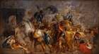 Triumphal entry of Henri IV in Paris march 22, 1594 Art Print