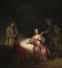 Joseph Accused by Potiphars Wife 1655 Art Print