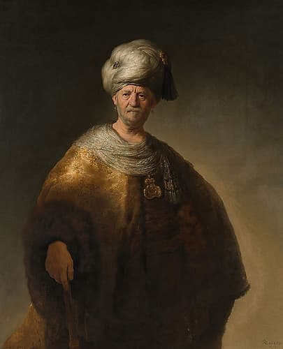 Man in Oriental Costume The Noble Slav 1632 Art Print by Rembrandt