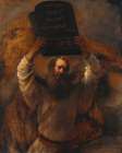 Moses Smashing the Tablets of the Law 1659 Art Print