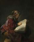 Old Woman Reading 1631 Art Print