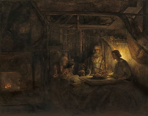 Philemon and Baucis 1658 Art Print