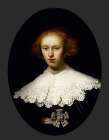 Portrait of a Young Woman Art Print