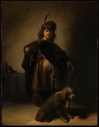 Portrait of the artist in oriental costume 1631 Art Print by Rembrandt