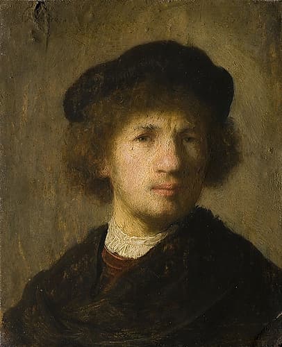 Self-portrait 1630 Art Print by Rembrandt