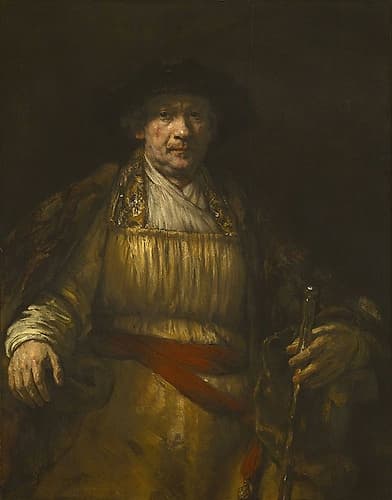 Self-portrait 1658 Art Print by Rembrandt