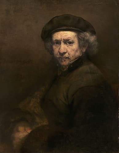 Self-Portrait 1659 Art Print by Rembrandt