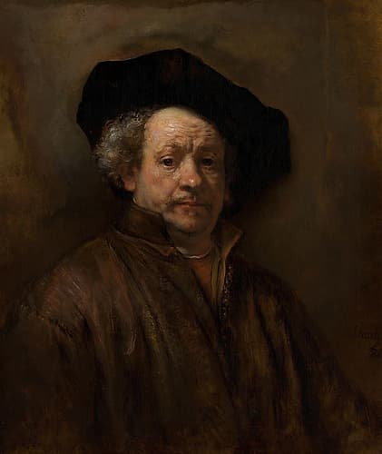 Self-Portrait 1660 Art Print by Rembrandt