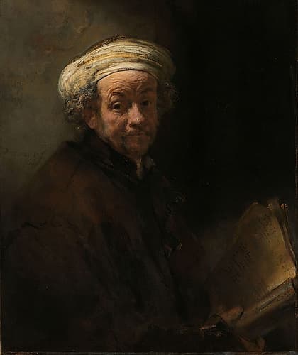 Self-portrait as the Apostle Paul 1661 Art Print by Rembrandt