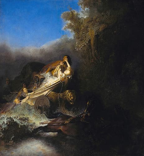 The Abduction of Proserpina 1631 Art Print by Rembrandt