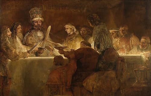 The Conspiracy of the Batavians under Claudius Civilis Art Print
