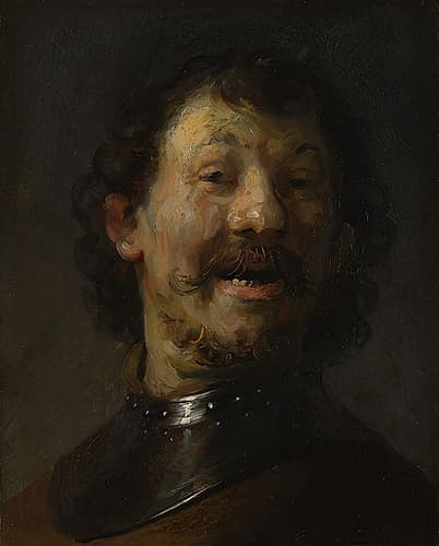 The Laughing Man ca 1629 Art Print by Rembrandt