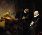 The Mennonite Preacher Anslo and his Wife 1641 Art Print