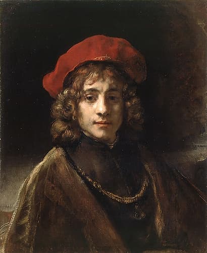 Titus the Artists Son 1657 Art Print by Rembrandt