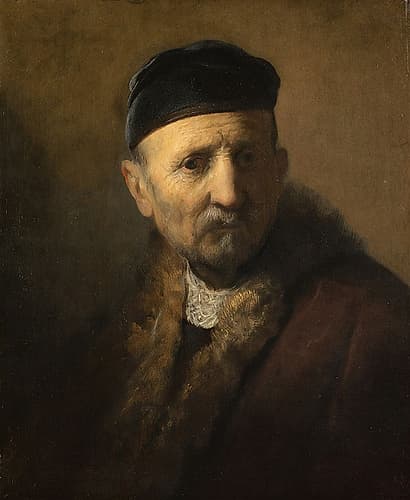 Tronie of an Old Man ca 1630 Art Print by Rembrandt