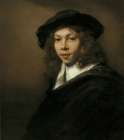Young Man in a Black Beret Art Print