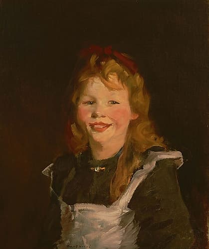 Dutch Girl Art Print by Robert Henri