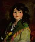 Francine, lovey 1921 Art Print