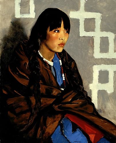 Indian Girl, Julianita 1917 Art Print