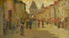 Moret Street Art Print