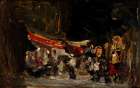 Night on Boardwalk 1898 Art Print