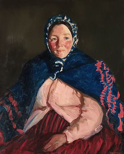 Old Johnnies Wife 1913 Art Print