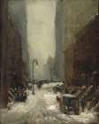 Snow in New York 1902 Art Print