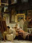 A Picture Gallery Art Print