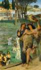 A Spring Festival On The Road To The Temple Of Ceres Art Print