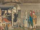 Fredegonda at the Deathbed of Praetextatus 1864 Art Print