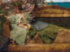 In A Rose Garden Art Print