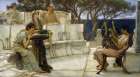 Sappho and Alcaeus 1881 Art Print