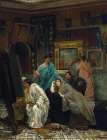 The Collector Of Pictures At The Time Of Augustus 1867 Art Print