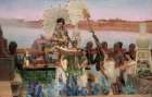 The finding of Moses 1904 Art Print