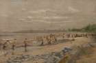 Hauling the Seine 1882 Art Print