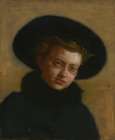 Portrait of Lillian Hammit 1888 Art Print