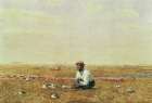 Whistling for Plover 1874 Art Print