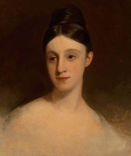 Angelina Snider 1835 Art Print by Thomas Sully