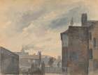 City Scene with Buildings Art Print