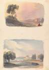 Landscape with Mountains Art Print