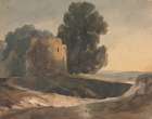 Landscape with Ruined Castle, Trees Art Print