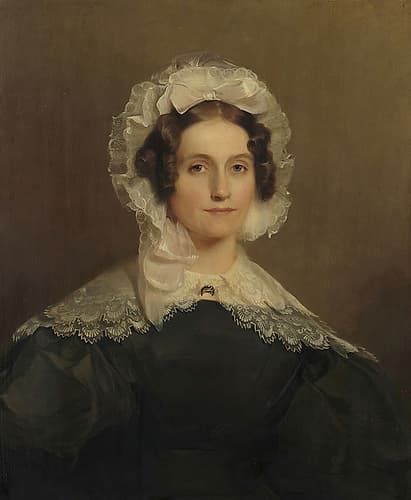 Mary Stout, wife of Richard Stout 1835 Art Print
