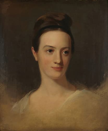 Mrs. William Alston, Caroline Thomas, daughter of Robinson Thomas 1837 Art Print