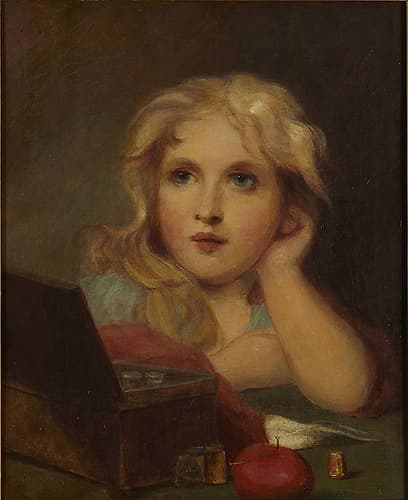 Portrait of a Child 1866 Impressionniste reproduction